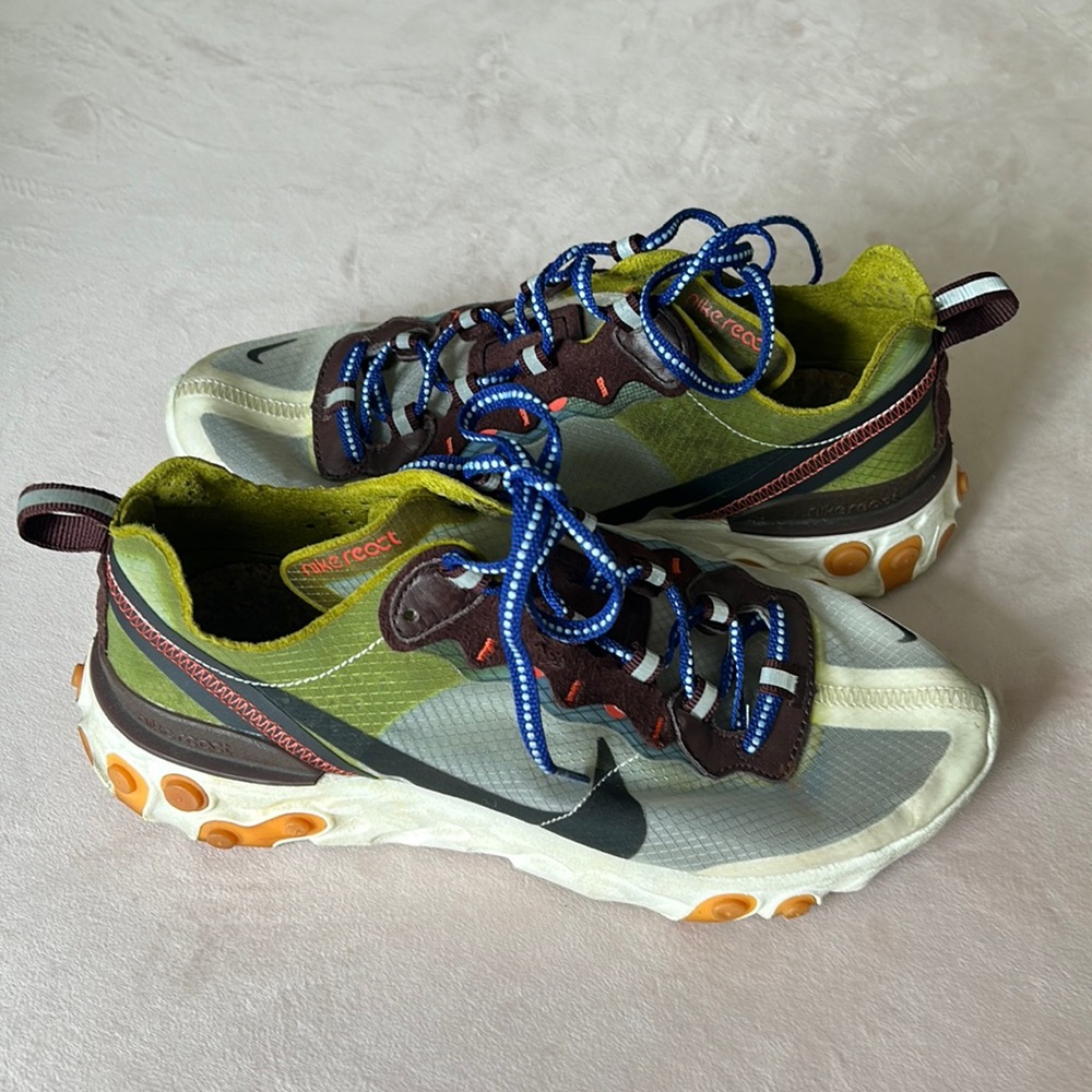 Nike React Green And Gray Size 7 - image 1